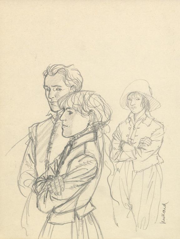 Andr&eacute; Juillard - Les 7 Vies de l'&Eacute;pervier, Illustration orig