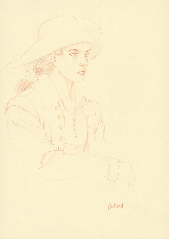 Andr&eacute; Juillard - Les 7 Vies de l'&Eacute;pervier, Illustration orig