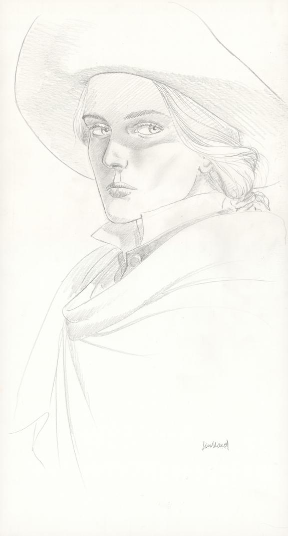 Andr&eacute; Juillard - Plume aux Vents, Illustration originale, re