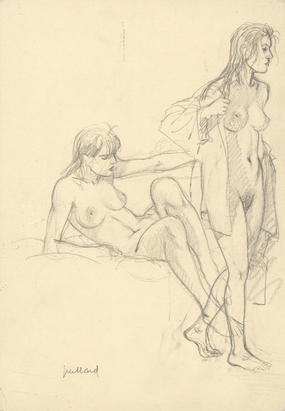 Andr&eacute; Juillard - Plume aux Vents, Illustration originale 