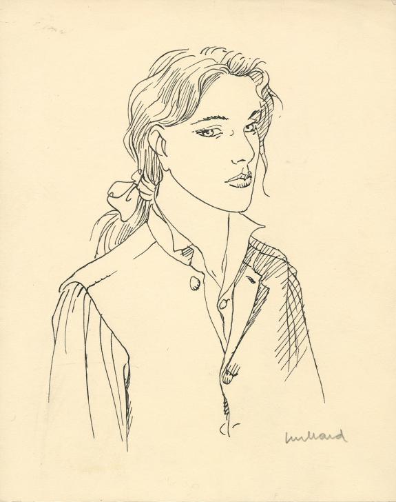 Andr&eacute; Juillard - Plume aux Vents, Illustration originale pou