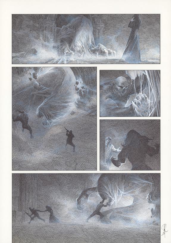 Alberto Varanda - La Mort vivante, Planche originale n°55