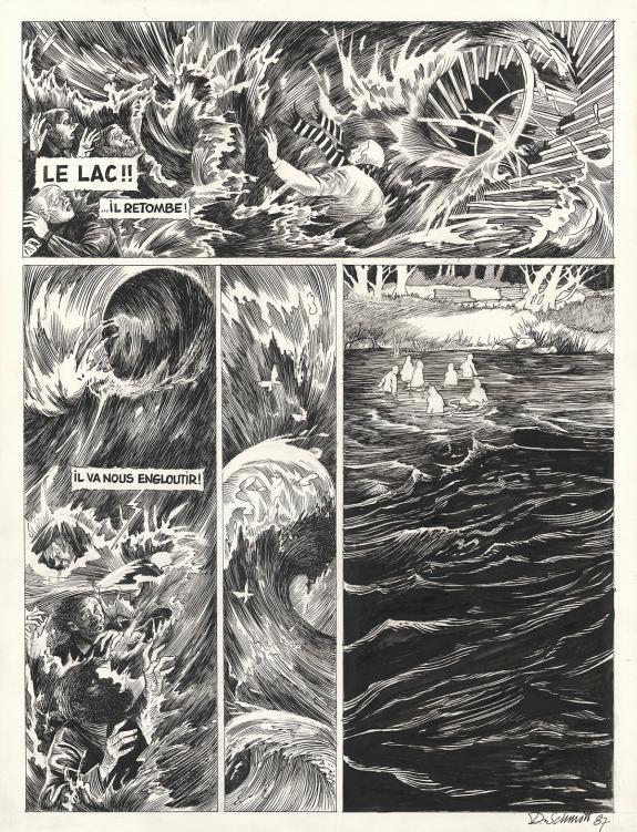 Daria Schmitt - Le Bestiaire du crépuscule, Planche original