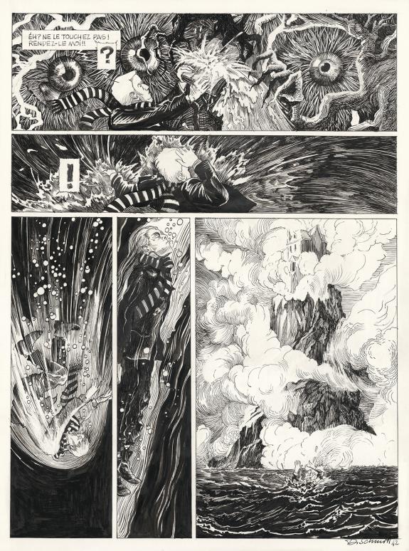 Daria Schmitt - Le Bestiaire du crépuscule, Planche original