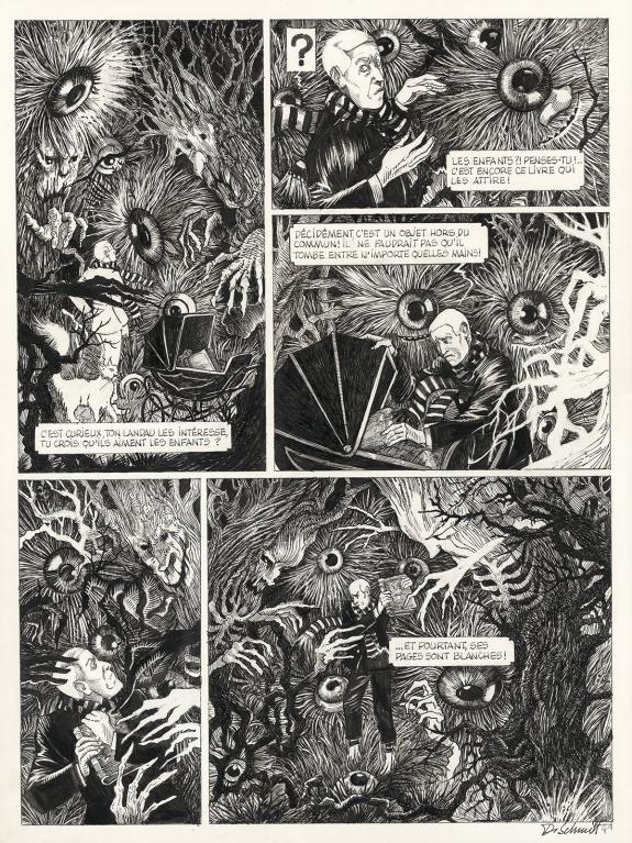 Daria Schmitt - Le Bestiaire du crépuscule, Planche original