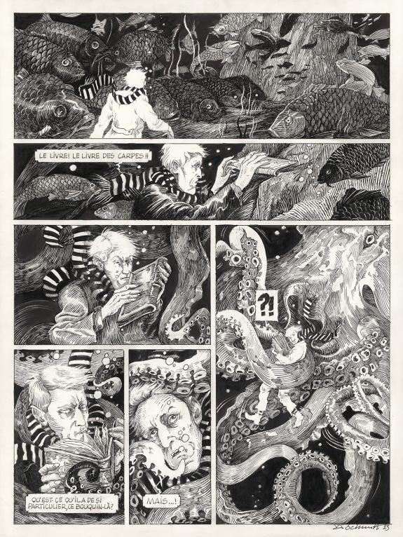 Daria Schmitt - Le Bestiaire du crépuscule, Planche original
