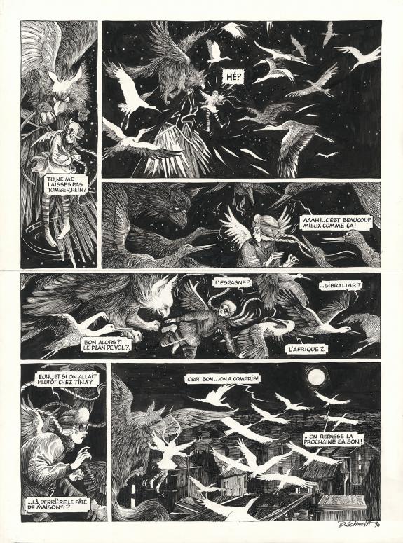 Daria Schmitt - Ornithomaniacs, Planche originale n°90