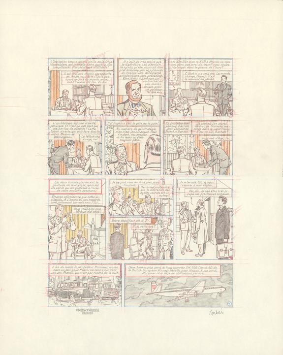 Antoine Aubin - Blake et Mortimer, Huit heures à Berlin, Cra