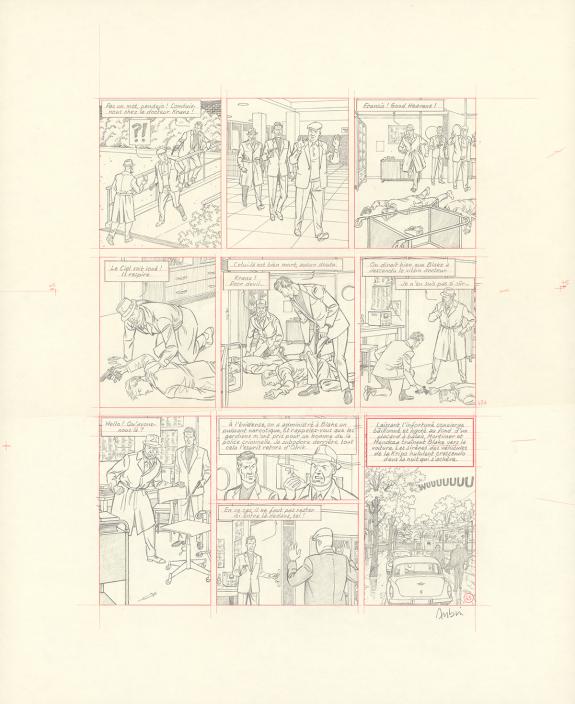 Antoine Aubin - Blake et Mortimer, Huit heures à Berlin, Cra