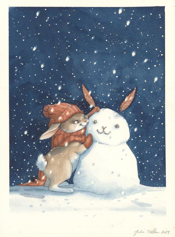 Julie Mellan - Illustration originale in&eacute;dite - Selection de