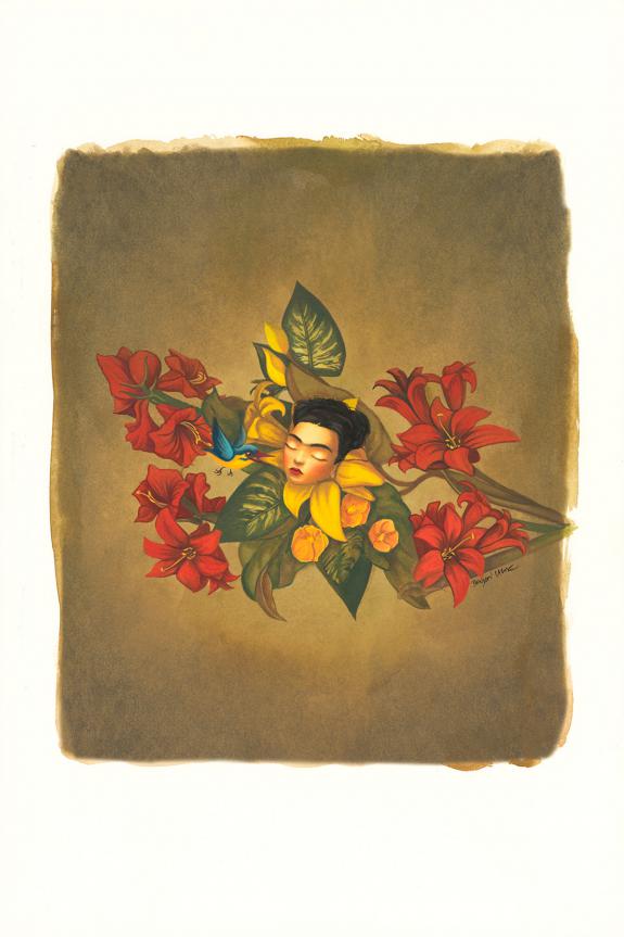 Benjamin Lacombe - Frida Kahlo, Illustration originale