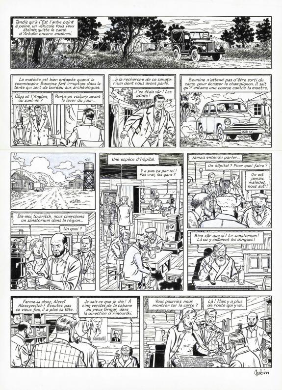 Antoine Aubin - Blake et Mortimer, Huit heures à Berlin, Pla