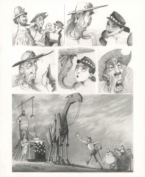 Paul & Ga&euml;tan Brizzi - Don Quichotte de la Manche, Planche o