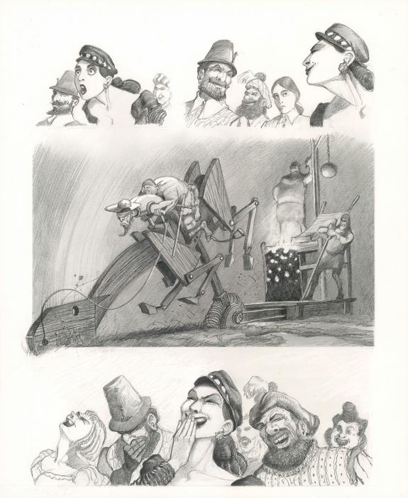Paul & Ga&euml;tan Brizzi - Don Quichotte de la Manche, Planche o