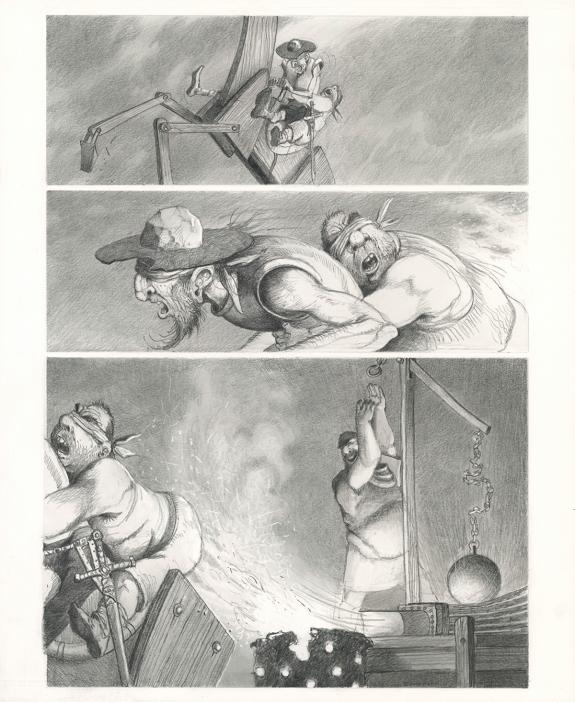 Paul & Ga&euml;tan Brizzi - Don Quichotte de la Manche, Planche o