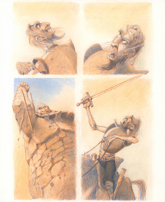 Paul & Gaëtan Brizzi - Don Quichotte, Planche originale n° 0