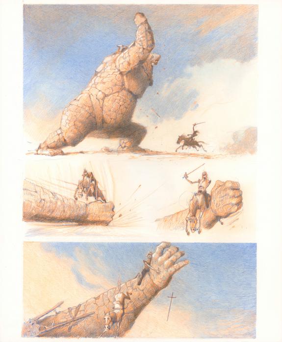 Paul & Ga&euml;tan Brizzi - Don Quichotte de la Manche, Planche o