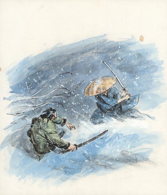 George Pratt - Wolverine Netsuke, Illustration originale