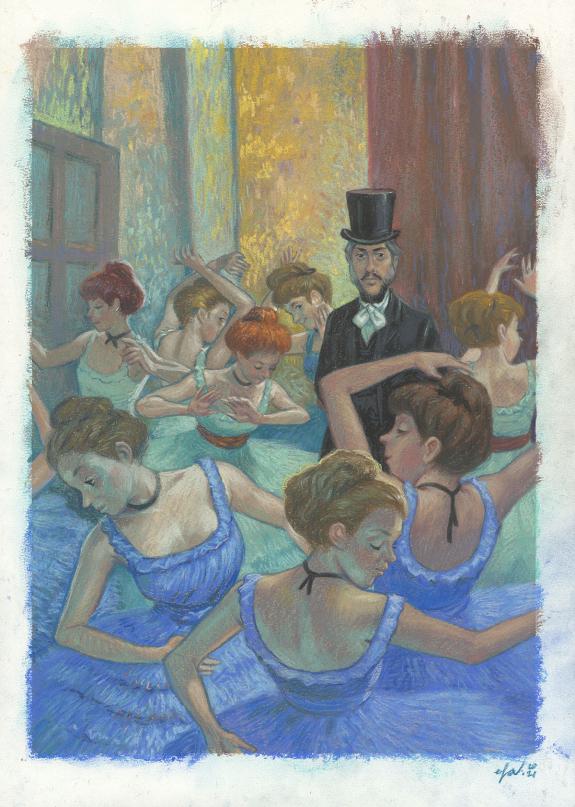 Efa - Degas, La Danse de la Solitude, Couverture originale