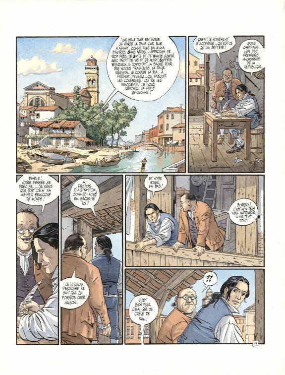 Griffo - Giacomo C., L'Heure qui tue, Planche originale n°21