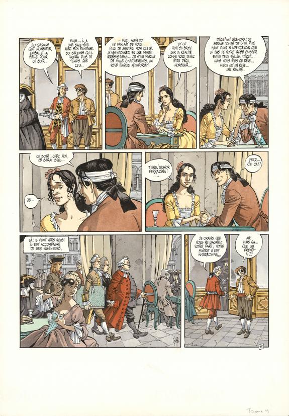 Griffo - Giacomo C., L'Heure qui tue, Planche originale n°15