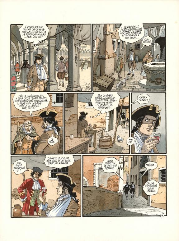 Griffo - Giacomo C., Boucle d'or, Planche originale n°17