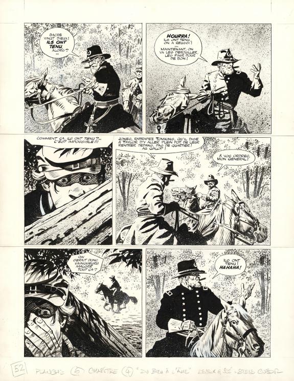 Steve Cuzor - Le combat d'Henry Fleming, Planche originale n