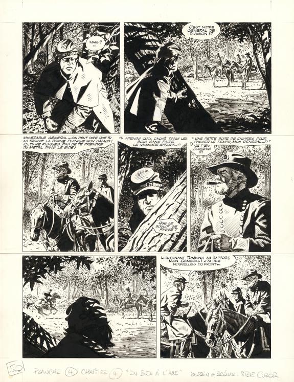 Steve Cuzor - Le combat d'Henry Fleming, Planche originale n