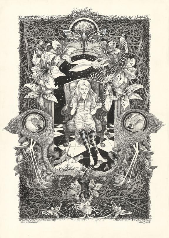Daria Schmitt - Illustration originale, Winter in Wonderland
