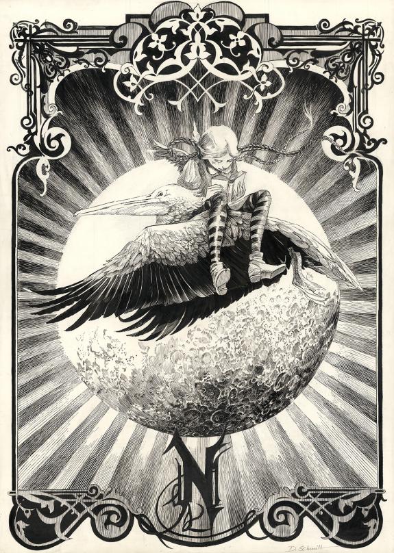 Daria Schmitt - Ornithomaniacs, Niniche, illustration origin