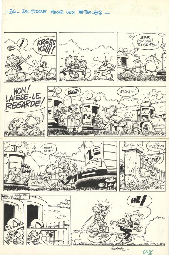 Jean-Claude Fournier - Spirou et Fantasio, Du cidre pour les