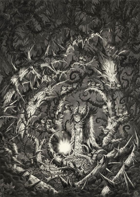 Stan Manoukian - Once Upon a Time, La Reine des épines, illu