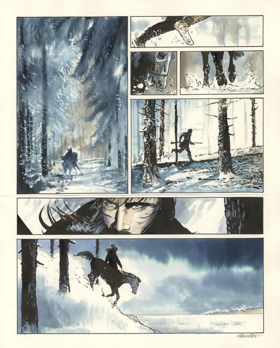 Bernard Vrancken - Nouvelle France, Chapitre I, planche orig
