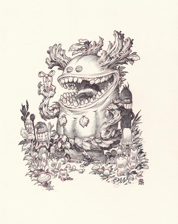 Stan Manoukian - B&ecirc;tes &agrave; faire peur, Illustration originale,