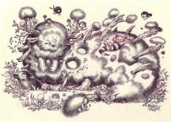 Stan Manoukian - Bêtes à faire peur, Illustration originale,