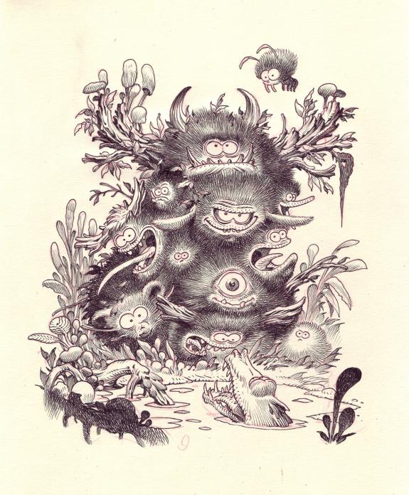 Stan Manoukian - B&ecirc;tes &agrave; faire peur, Illustration originale,