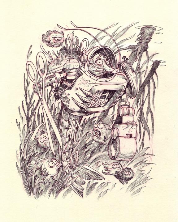 Stan Manoukian - B&ecirc;tes &agrave; faire peur, Illustration originale,