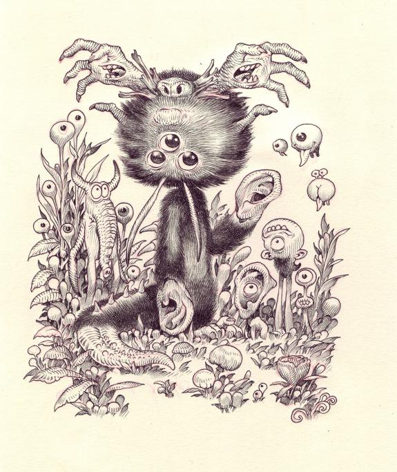 Stan Manoukian - B&ecirc;tes &agrave; faire peur, Illustration originale,