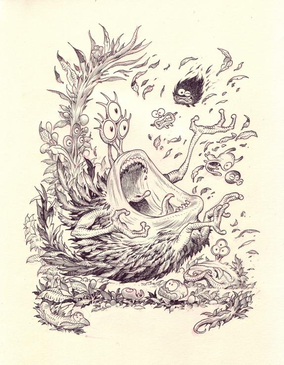 Stan Manoukian - B&ecirc;tes &agrave; faire peur, Illustration originale,