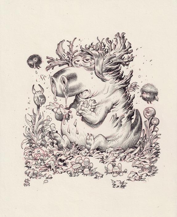 Stan Manoukian - B&ecirc;tes &agrave; faire peur, Illustration originale,