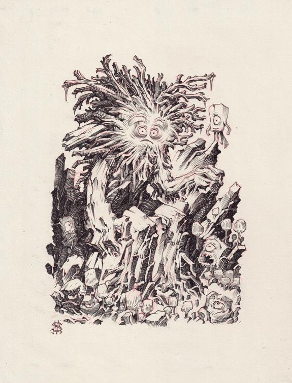 Stan Manoukian - Bêtes à faire peur, Illustration originale,