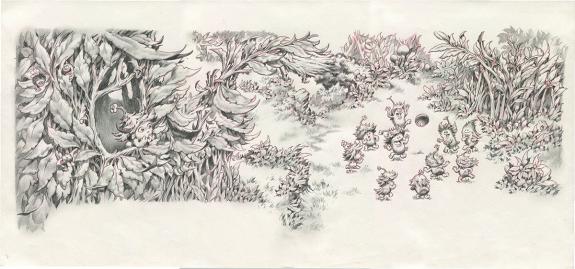 Stan Manoukian - Monstre , Monstre est timide, Illustration 