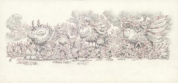 Stan Manoukian - Monstre , Monstre est timide, Illustration 