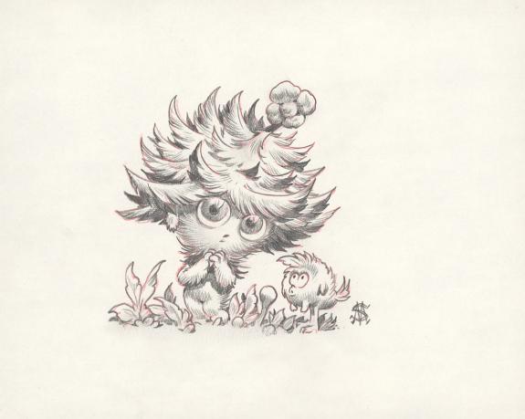 Stan Manoukian - Monstre , Monstre est timide, Illustration 