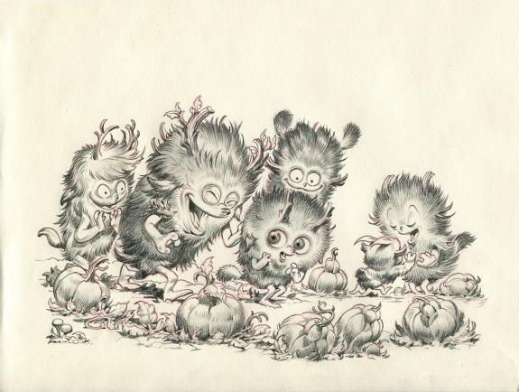 Stan Manoukian - Monstre , Monstre n'est pas bleu, Illustrat