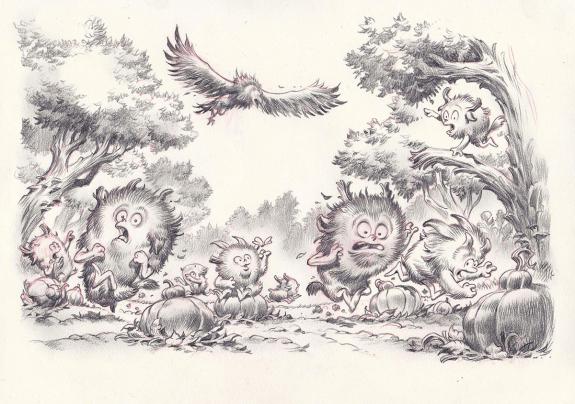 Stan Manoukian - Monstre , Monstre n'est pas bleu, Illustrat