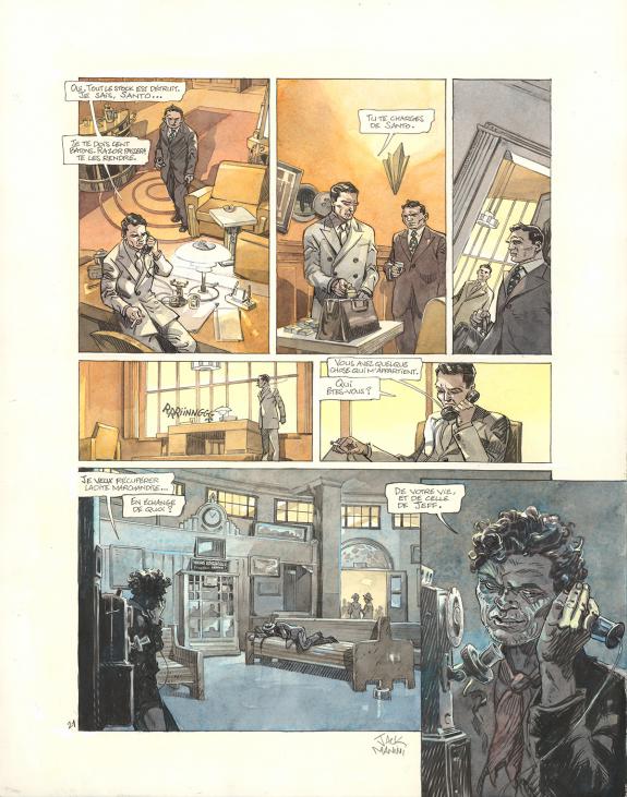 Jack Manini - Necromancy, Livre II, Planche originale n°21