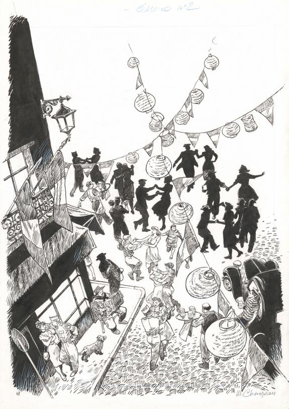 Michel CHEVEREAU - Bon Voyage ?, Planche originale n°19 (cha
