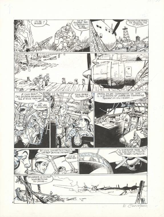 Michel CHEVEREAU - Bon Voyage ?, Planche originale n°12