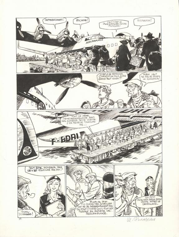 Michel CHEVEREAU - Bon Voyage ?, Planche originale n°37